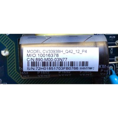 KIT DE TARJETAS PARA TV ELEMENT E17026-SY / 890-M00-03N77 / 10016378 / CV3393BH-Q42 / 72H0185 / CV3393BH_Q42_12_P4 / T-CON 55.50T15.C14 / 5550T15C14 / T500HVN07.5 / 50T15-C04 / PANEL T500-V35-DLED / MODELO ELEFW5017 - Imagen 4